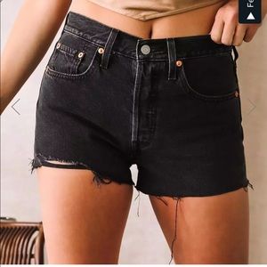 Black Levi shorts
